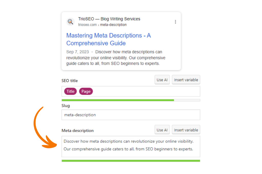 TrioSEO - Meta Description - What's the Difference